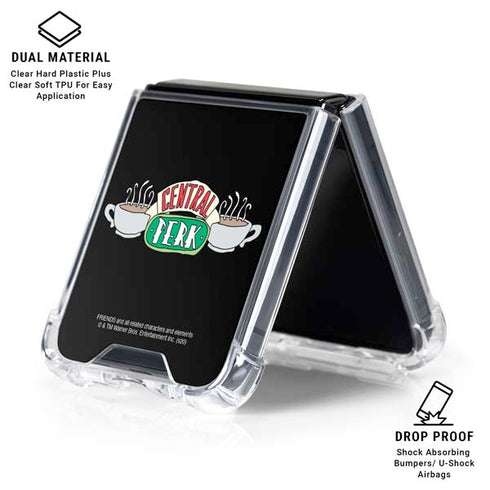 Warner Bros FRIENDS Central Perk Galaxy Z Flip6 Clear Case