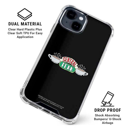 Warner Bros FRIENDS Central Perk iPhone 15 Clear Case