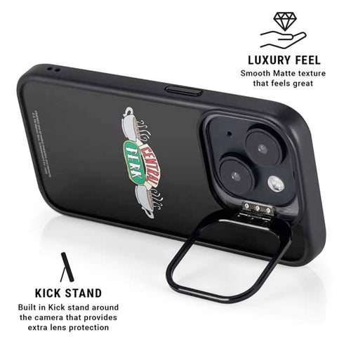 Warner Bros FRIENDS Central Perk iPhone 15 Plus Kickstand Case