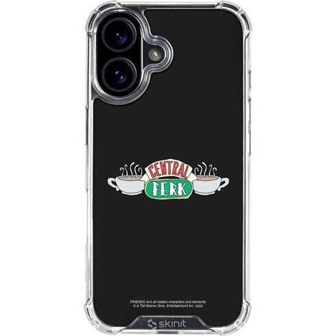 Warner Bros FRIENDS Central Perk iPhone 16 Plus Clear Case