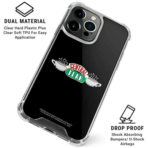 Warner Bros FRIENDS Central Perk iPhone 16 Pro Max Clear Case