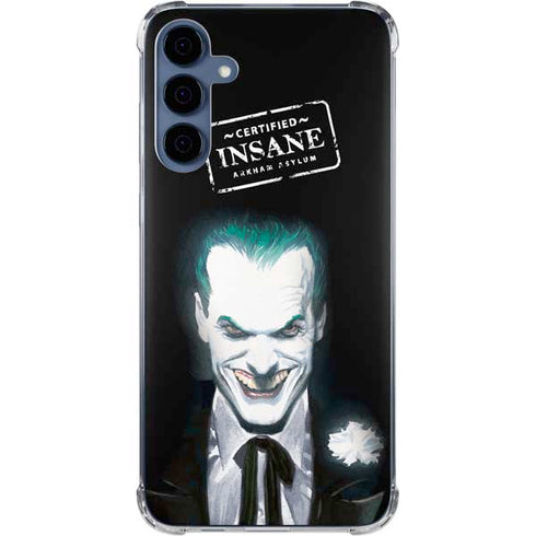 DC Comics The Joker Portrait by Alex Ross Galaxy A55 5G Clear Case