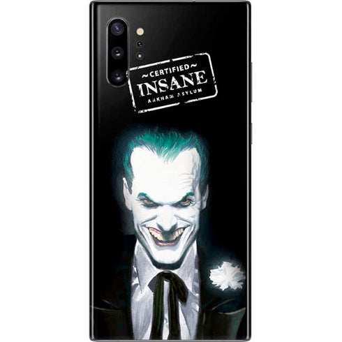 DC Comics The Joker Portrait by Alex Ross Galaxy Note 10 Plus Skin