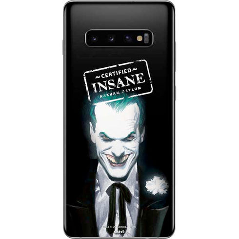 DC Comics The Joker Portrait by Alex Ross Galaxy S10 Plus Skin