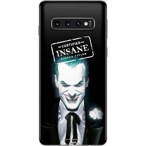 DC Comics The Joker Portrait by Alex Ross Galaxy S10 Skin