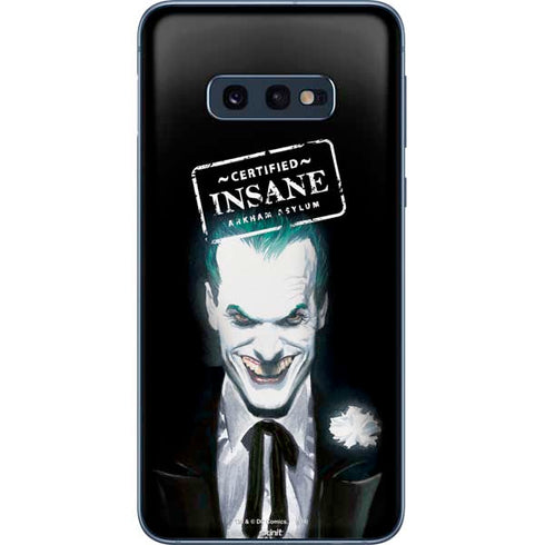 DC Comics The Joker Portrait by Alex Ross Galaxy S10e Skin