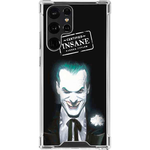 DC Comics The Joker Portrait by Alex Ross Galaxy S23 Ultra Clear Case