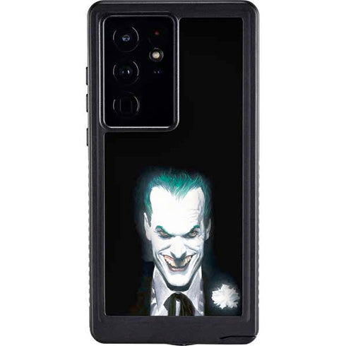 DC Comics The Joker Portrait by Alex Ross Galaxy S24 Ultra Waterproof Case