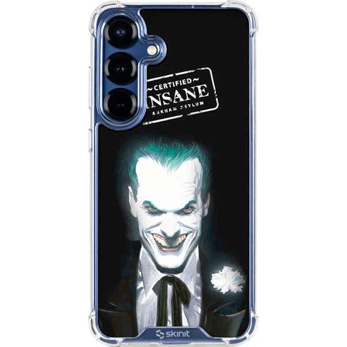 DC Comics The Joker Portrait by Alex Ross Galaxy S25 Plus Clear Case