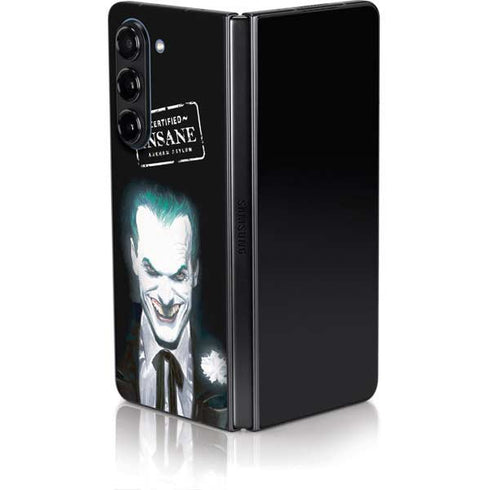 DC Comics The Joker Portrait by Alex Ross Galaxy Z Fold5 5G Skin