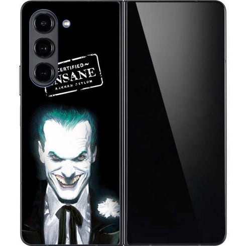 DC Comics The Joker Portrait by Alex Ross Galaxy Z Fold5 5G Skin