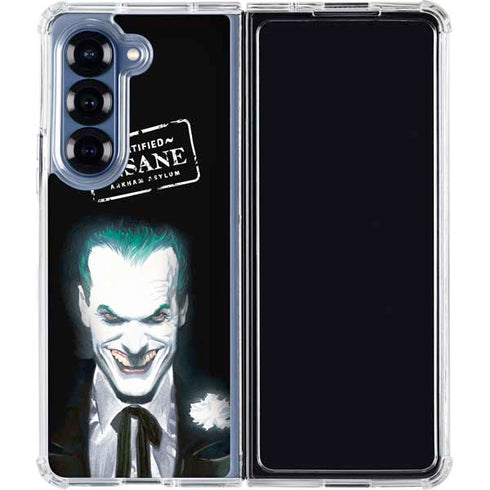 DC Comics The Joker Portrait by Alex Ross Galaxy Z Fold6 Clear Case