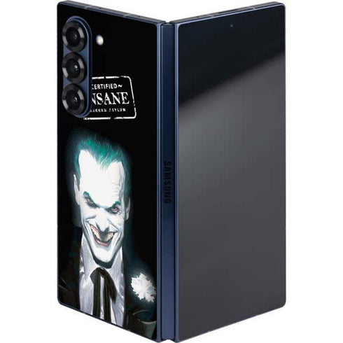 DC Comics The Joker Portrait by Alex Ross Galaxy Z Fold6 Skin