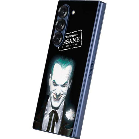 DC Comics The Joker Portrait by Alex Ross Galaxy Z Fold6 Skin
