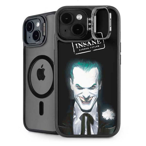DC Comics The Joker Portrait by Alex Ross iPhone 15 Plus Kickstand Case