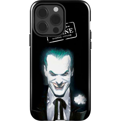 DC Comics The Joker Portrait by Alex Ross iPhone 15 Pro Impact Case