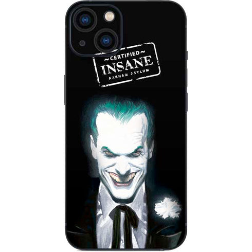 DC Comics The Joker Portrait by Alex Ross iPhone 15 Skin