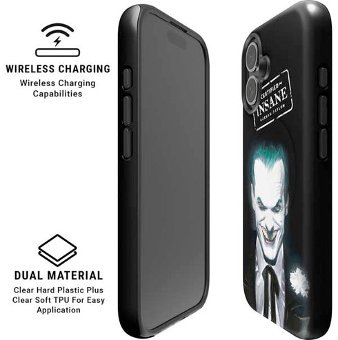 DC Comics The Joker Portrait by Alex Ross iPhone 16 Plus Magsafe Impact Case