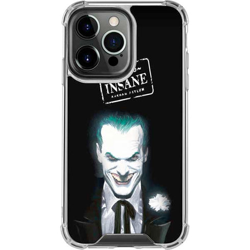 DC Comics The Joker Portrait by Alex Ross iPhone 16 Pro Clear Case