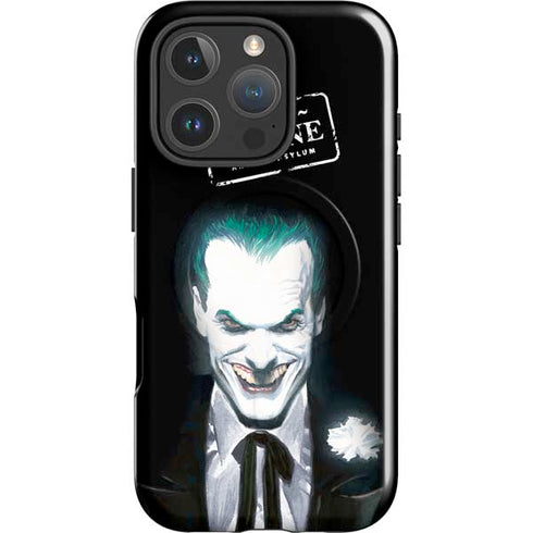 DC Comics The Joker Portrait by Alex Ross iPhone 16 Pro Magsafe Impact Case