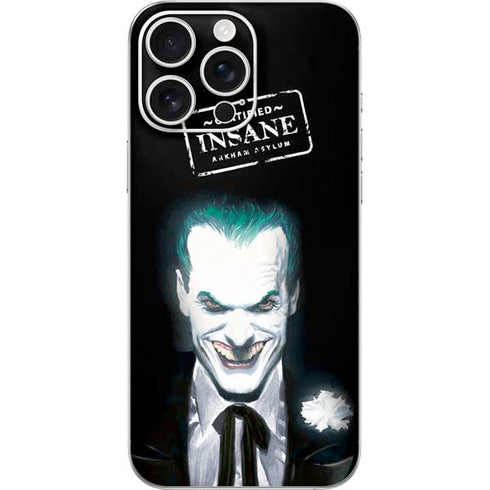 DC Comics The Joker Portrait by Alex Ross iPhone 16 Pro Max Skin