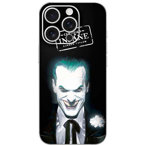 DC Comics The Joker Portrait by Alex Ross iPhone 16 Pro Skin