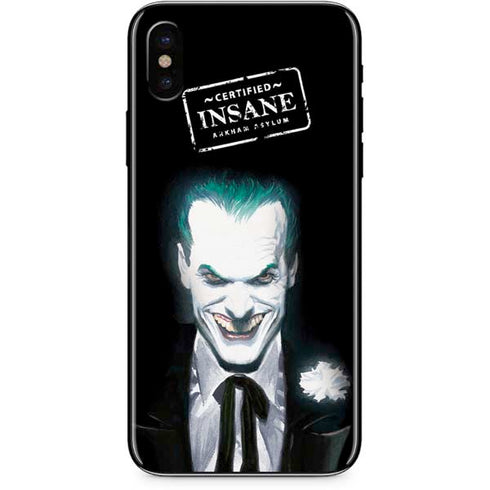 DC Comics The Joker Portrait by Alex Ross iPhone XS Skin