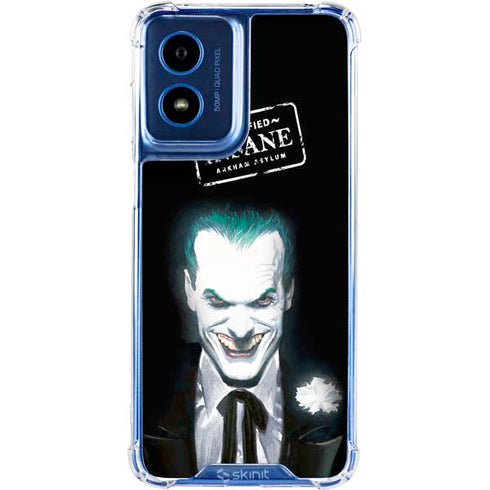 DC Comics The Joker Portrait by Alex Ross Moto G 5G (2024) Clear Case