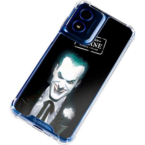 DC Comics The Joker Portrait by Alex Ross Moto G Play 4G (2024) Clear Case