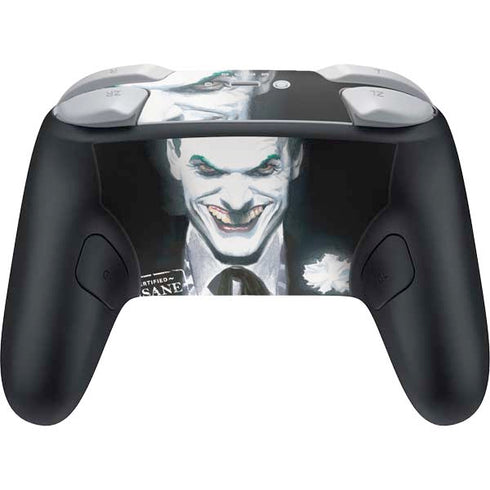 DC Comics The Joker Portrait by Alex Ross Nintendo Switch 2 (2025) Pro Controller Skin