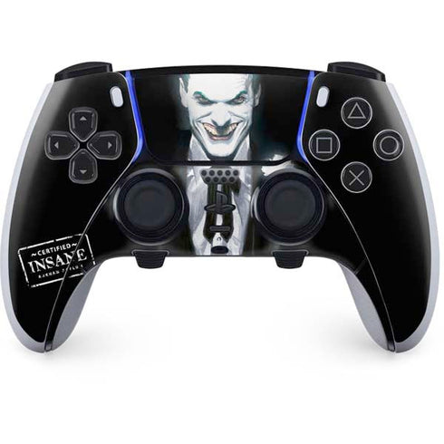 DC Comics The Joker Portrait by Alex Ross PS5 DualSense Edge Pro Controller Skin