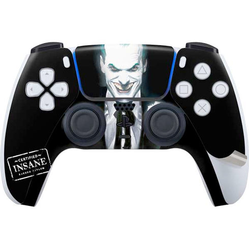 DC Comics The Joker Portrait by Alex Ross PS5 Pro Disk Bundle Skin