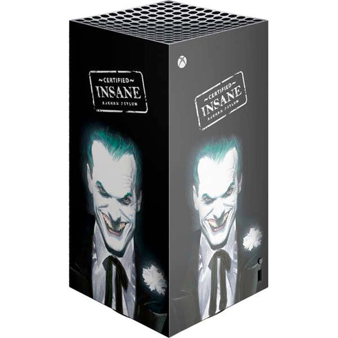 DC Comics The Joker Portrait by Alex Ross XBox Series X Digital Edition Console Skin