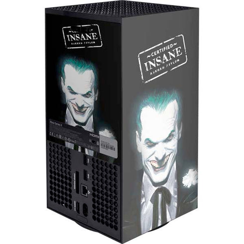 DC Comics The Joker Portrait by Alex Ross XBox Series X Digital Edition Console Skin