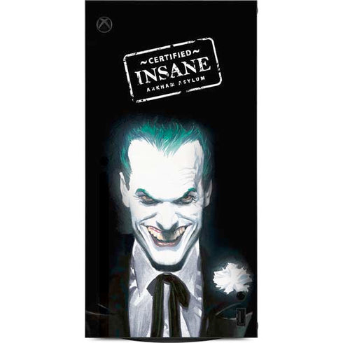 DC Comics The Joker Portrait by Alex Ross XBox Series X Digital Edition Console Skin