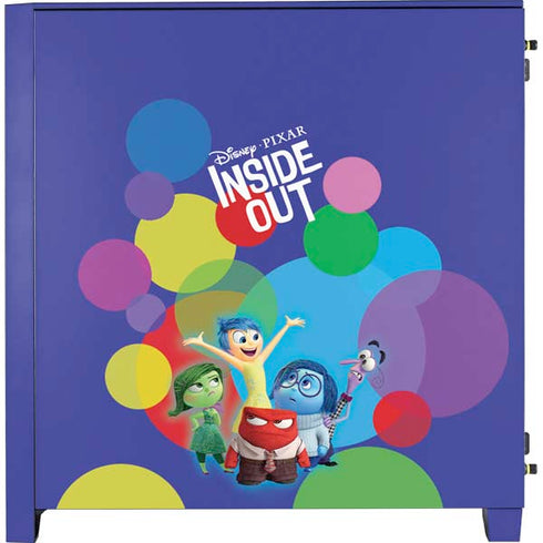Disney Inside Out Character Group Corsair 4000D Tempered Glass Mid-Tower ATX Case Skin