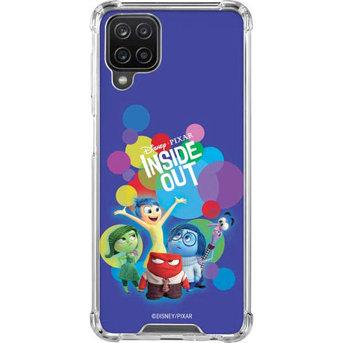 Disney Inside Out Character Group Galaxy A12 Clear Case