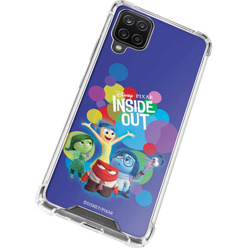 Disney Inside Out Character Group Galaxy A12 Clear Case