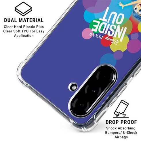Disney Inside Out Character Group Galaxy A36 5G Clear Case
