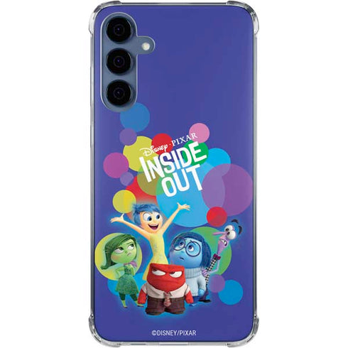 Disney Inside Out Character Group Galaxy A55 5G Clear Case