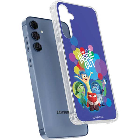 Disney Inside Out Character Group Galaxy A55 5G Clear Case