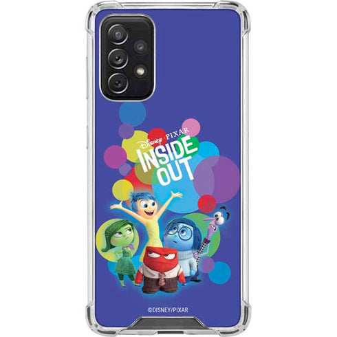 Disney Inside Out Character Group Galaxy A72 5G Clear Case
