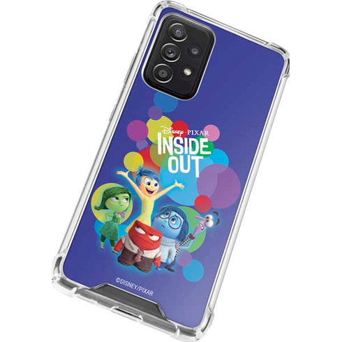 Disney Inside Out Character Group Galaxy A72 5G Clear Case