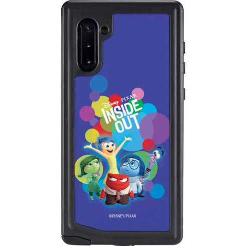 Disney Inside Out Character Group Galaxy Note 10 Waterproof Case
