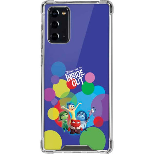 Disney Inside Out Character Group Galaxy Note20 5G Clear Case