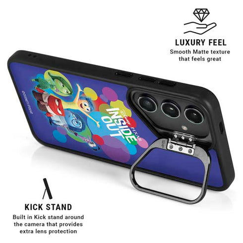 Disney Inside Out Character Group Galaxy S25 Kickstand Case
