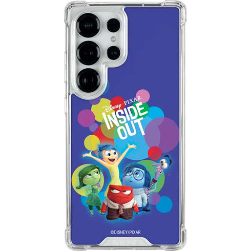 Disney Inside Out Character Group Galaxy S25 Ultra Clear Case