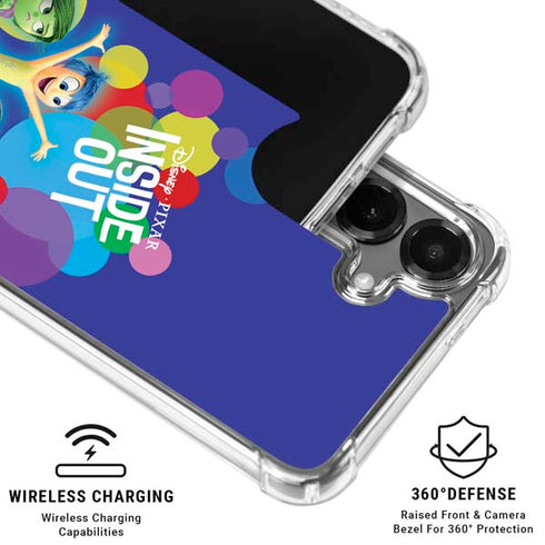 Disney Inside Out Character Group Galaxy S26 Clear Case