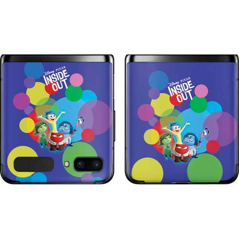 Disney Inside Out Character Group Galaxy Z Flip Skin
