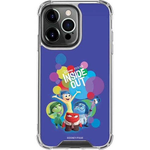 Disney Inside Out Character Group iPhone 14 Pro Clear Case